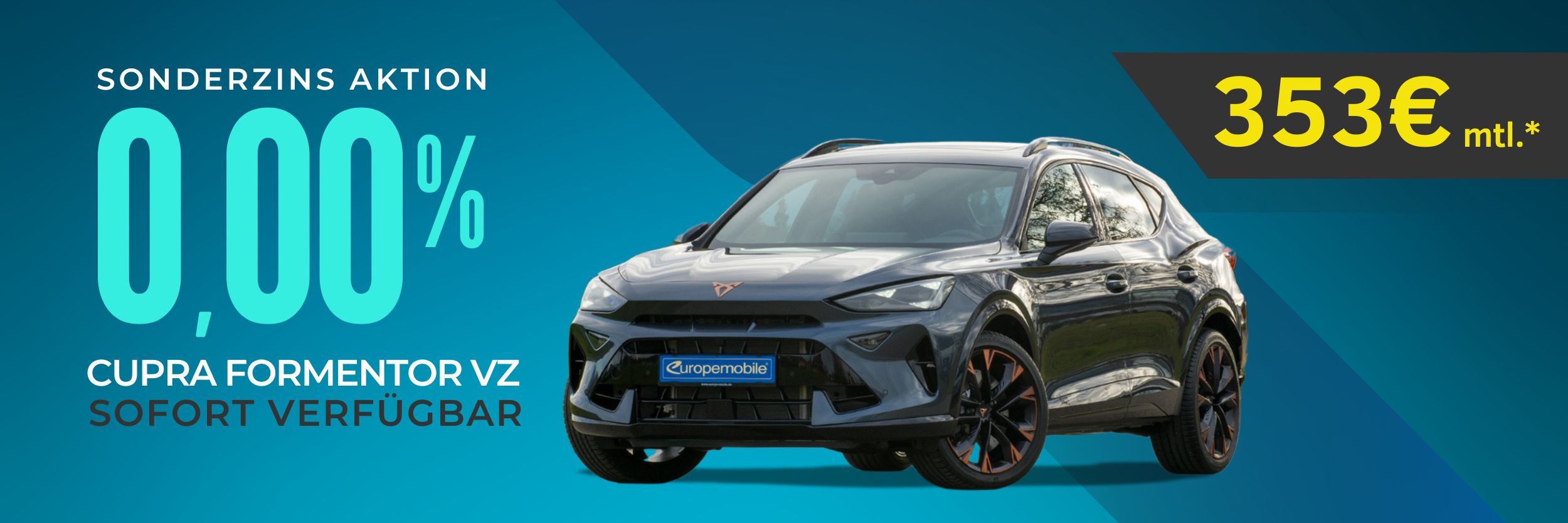 cupra formentor 0 finanzietung